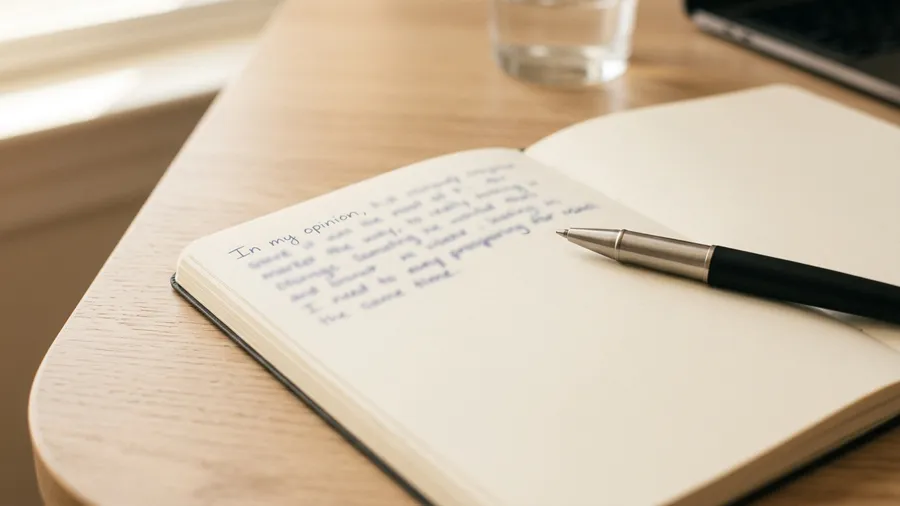How to Write a Strong Opinion Essay in English